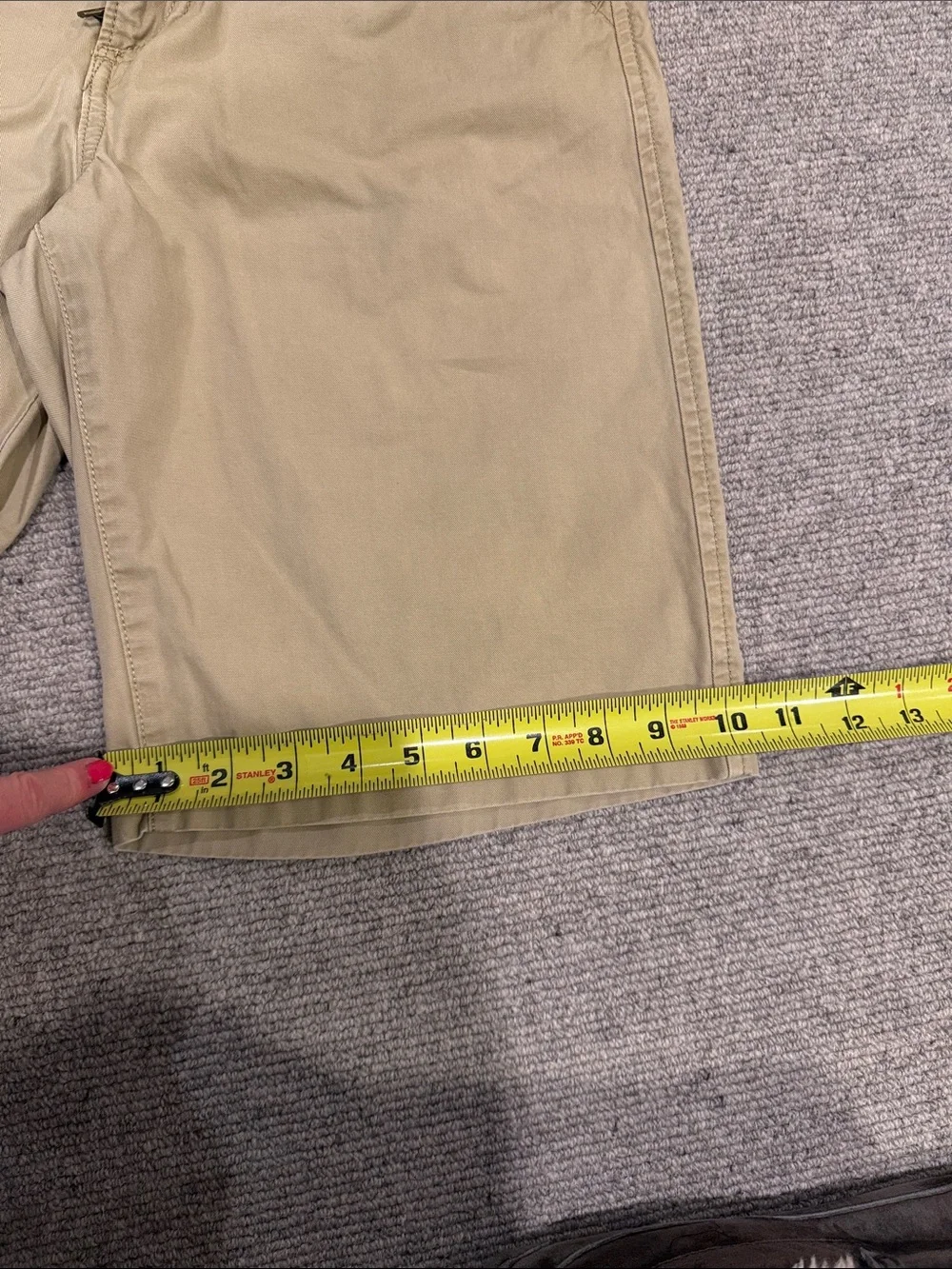 GAP KIDS CLASSIC KHAKI FIVE POCKET SHORTS WITH ADJUSTABLE WAIST - BOYS SIZE 14